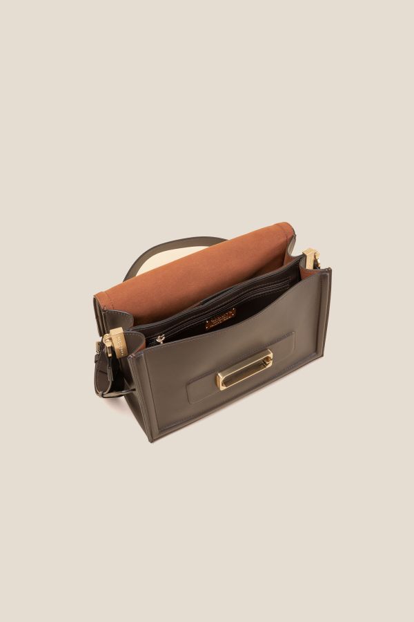 3251 Vitello Soft T.moro 161 handcrafted leather bag, handcrafted bag, Gironacci handcrafted bag, Made in Italy handcrafted bag, 3251 Vitello Soft T.moro 161