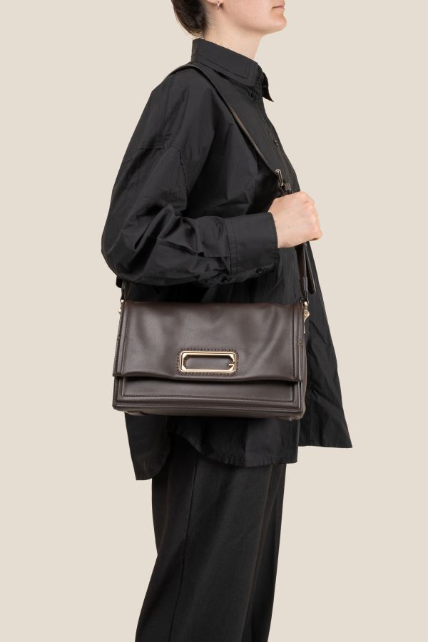 3251 Vitello Soft T.moro 161 handcrafted leather bag, handcrafted bag, Gironacci handcrafted bag, Made in Italy handcrafted bag, 3251 Vitello Soft T.moro 161