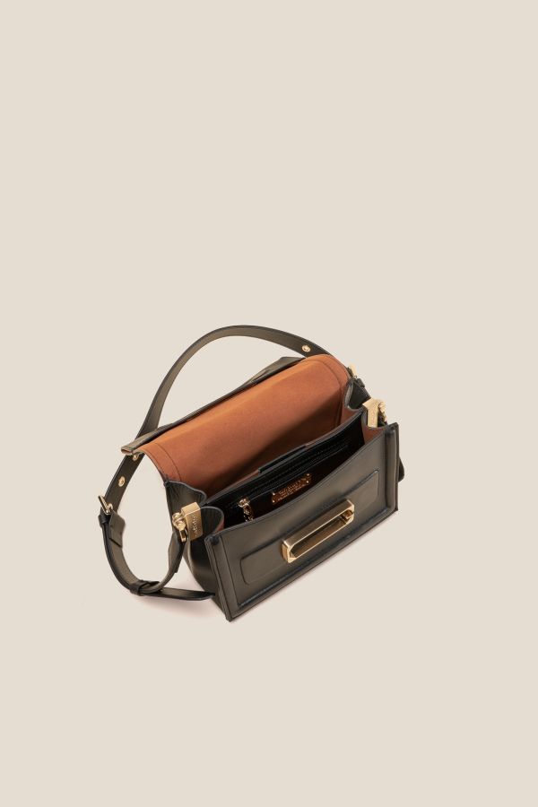 3250 Vitello Soft Nero Made in Italy leather bag, handcrafted bag, Gironacci leather bag, leather bag, 3250 Vitello Soft Nero