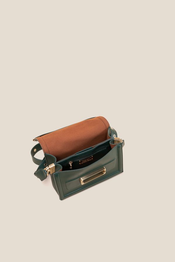 3250 Vitello Soft Verde 403 Gironacci leather bag, leather bag, Made in Italy leather bag, handcrafted bag, 3250 Vitello Soft Verde 403