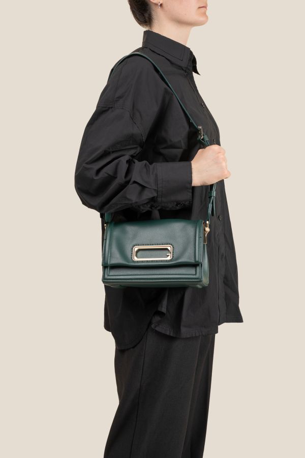 3250 Vitello Soft Verde 403 Gironacci leather bag, leather bag, Made in Italy leather bag, handcrafted bag, 3250 Vitello Soft Verde 403