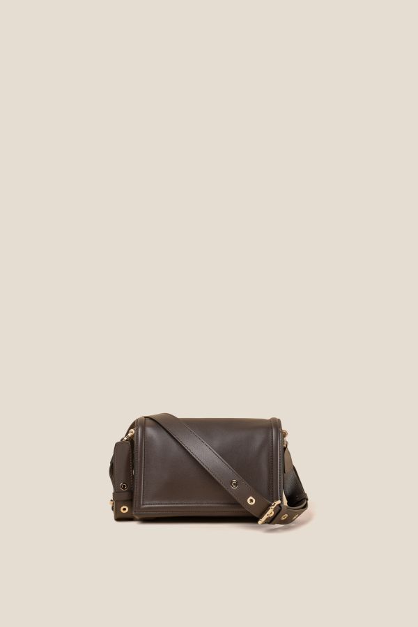3250 Vitello Soft T.moro 161 leather bag, handcrafted bag, Gironacci leather bag, Made in Italy leather bag, 3250 Vitello Soft T.moro 161