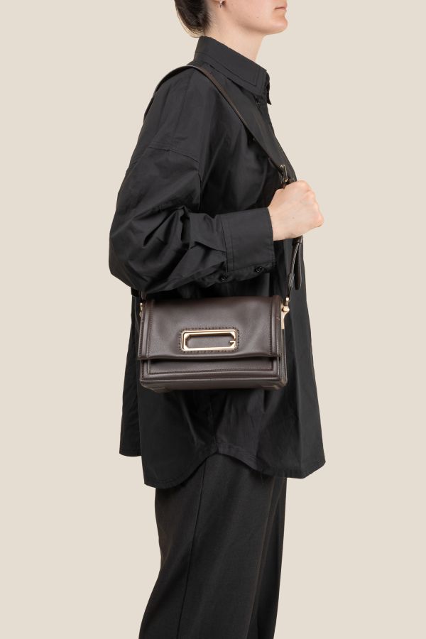 3250 Vitello Soft T.moro 161 leather bag, handcrafted bag, Gironacci leather bag, Made in Italy leather bag, 3250 Vitello Soft T.moro 161