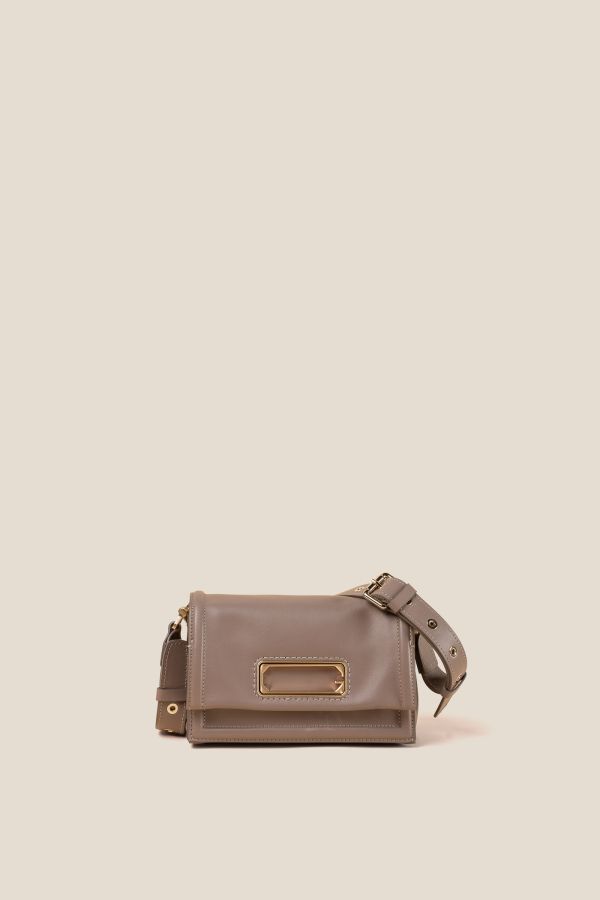 leather bag, handcrafted bag, Gironacci leather bag, Made in Italy leather bag, 3250 Vitello Soft Taupe 114