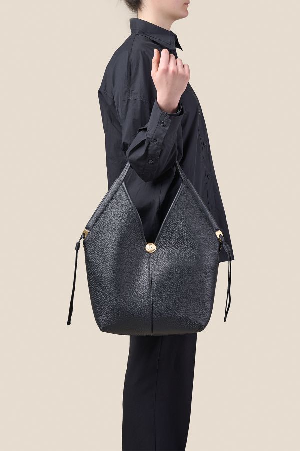 borsa, borsa Gironacci, borsa grande, borsa in pelle, borsa Made in Italy, borsa da donna, 3361 Velvet Nero