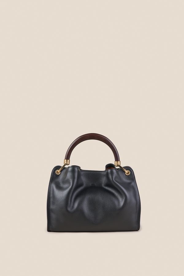 borsa donna, borsa artigianale, borsa Gironacci, borsa in pelle, borsa Made in Italy, 3460 Vitello Soft Nero