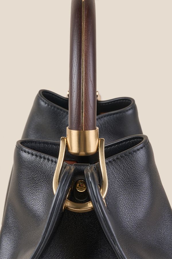 borsa donna, borsa artigianale, borsa Gironacci, borsa in pelle, borsa Made in Italy, 3460 Vitello Soft Nero