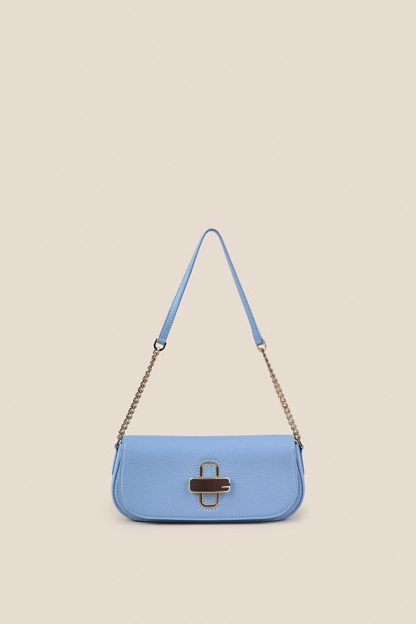 borsa donna, borsa artigianale, borsa Gironacci, borsa in pelle, borsa Made in Italy, 3162 Vitello Cielo 477