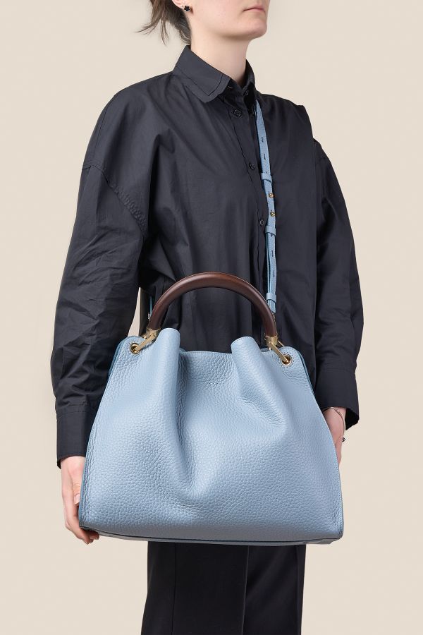 borsa, borsa Gironacci, borsa grande, borsa in pelle, borsa Made in Italy, borsa da donna, 3461 Velvet Pervinca 460