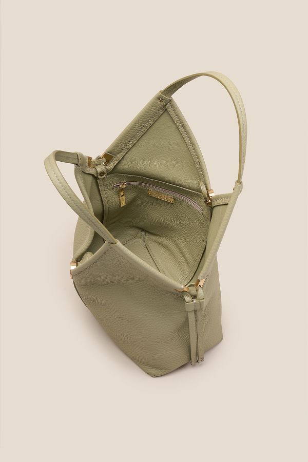 Gironacci borsa, borsa da donna, borsa grande, borsa Made in Italy, borsa in pelle, 3361 Velvet Salvia 421