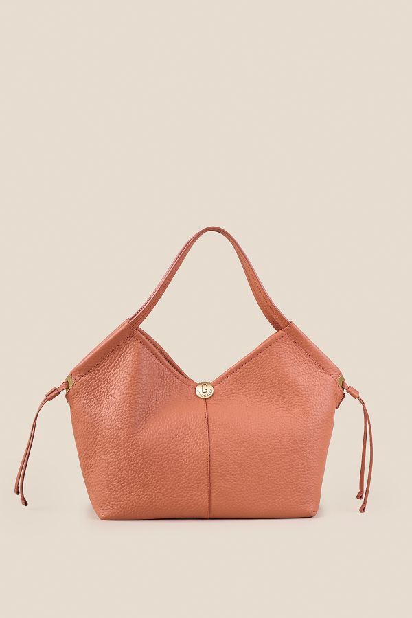 borsa Made in Italy, borsa in pelle, borsa da donna, borsa grande, borsa Gironacci, 3362 Velvet Papaya 259