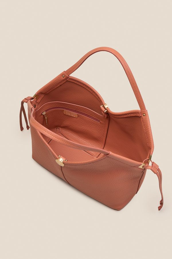 borsa Made in Italy, borsa in pelle, borsa da donna, borsa grande, borsa Gironacci, 3362 Velvet Papaya 259