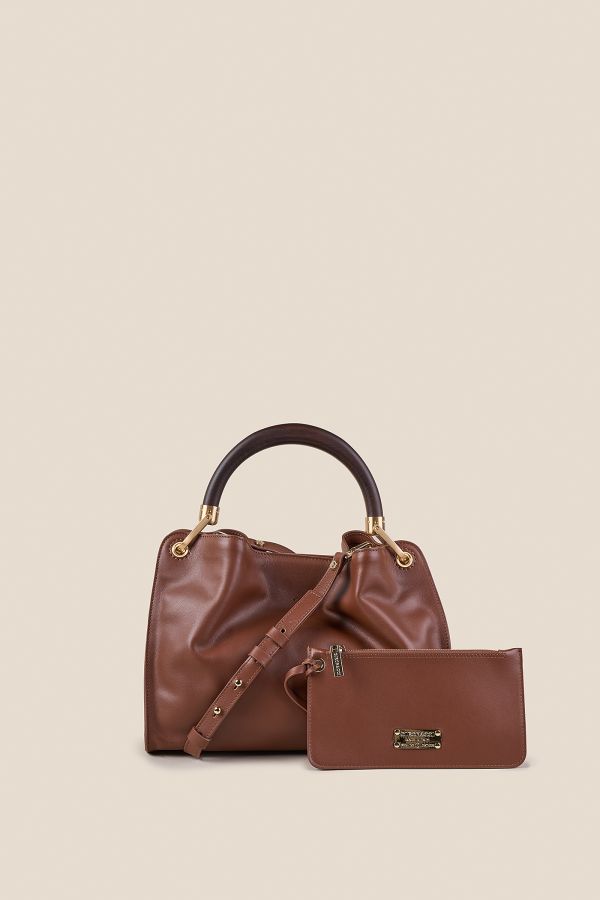 borsa Gironacci, borsa in pelle, borsa donna, borsa artigianale, borsa Made in Italy, 3460 Vitello Soft Brandy 177
