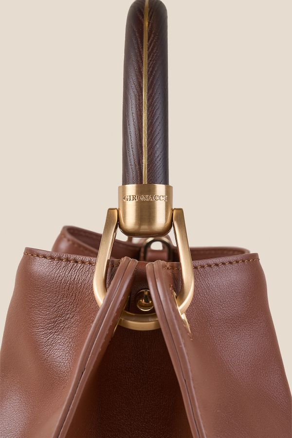 borsa Gironacci, borsa in pelle, borsa donna, borsa artigianale, borsa Made in Italy, 3460 Vitello Soft Brandy 177
