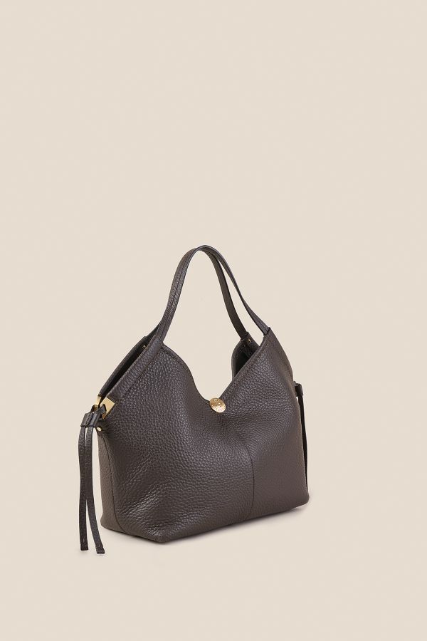 Gironacci borsa, borsa da donna, borsa grande, borsa Made in Italy, borsa in pelle, 3362 Velvet T.moro 156