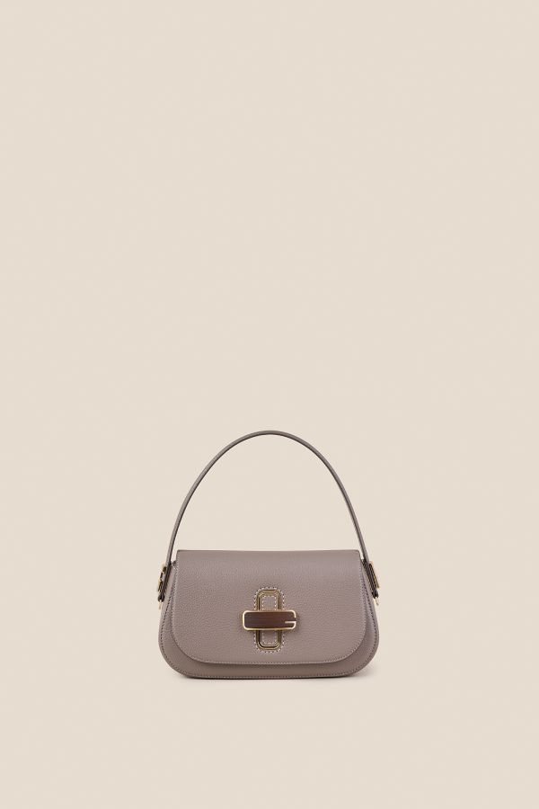 borsa Gironacci, borsa in pelle, borsa donna, borsa artigianale, borsa Made in Italy, 3161 Vitello Taupe 114