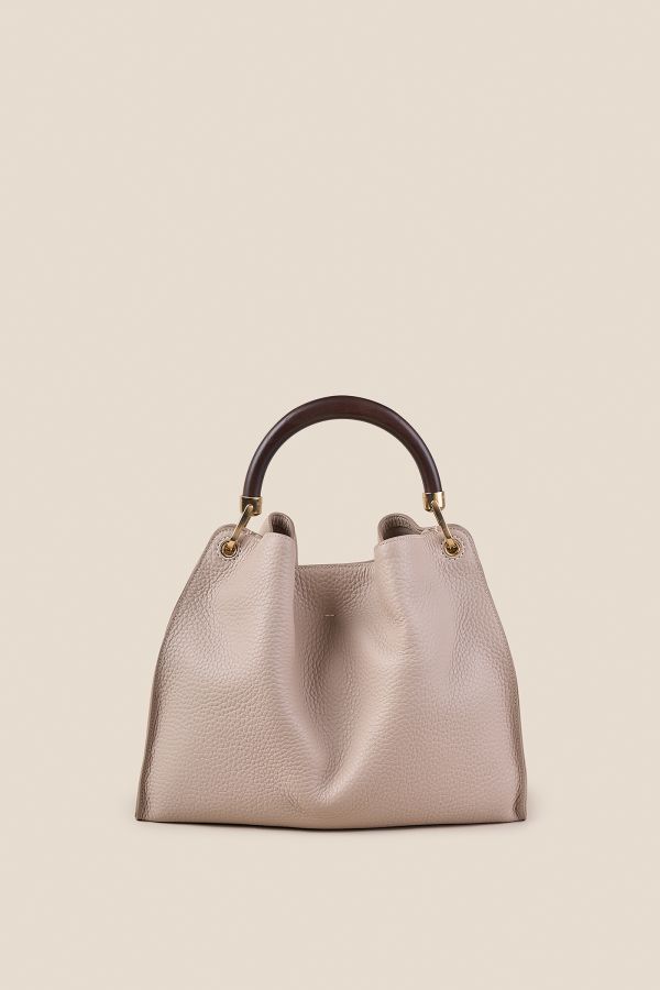 borsa Made in Italy, borsa in pelle, borsa da donna, borsa grande, borsa Gironacci, 3461 Velvet Nude 053