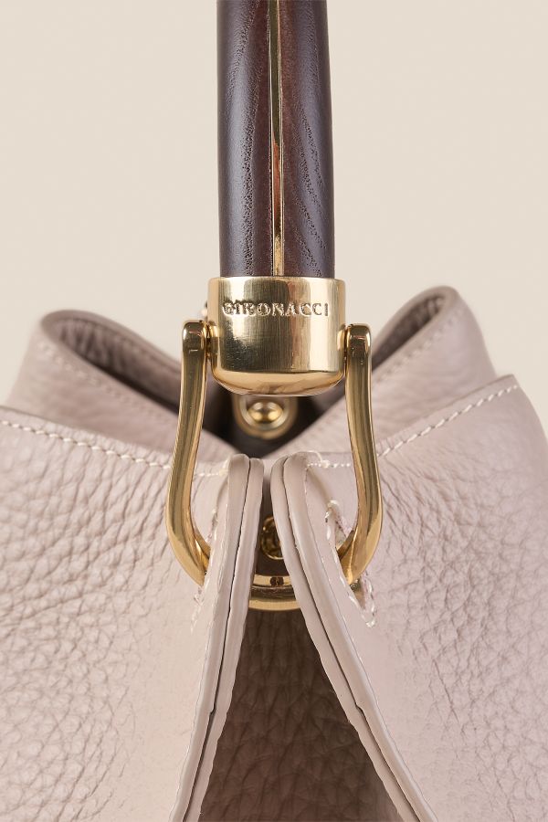 borsa Made in Italy, borsa in pelle, borsa da donna, borsa grande, borsa Gironacci, 3461 Velvet Nude 053