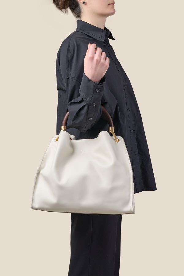 borsa, borsa Gironacci, borsa grande, borsa in pelle, borsa Made in Italy, borsa da donna, 3461 Vitello Soft Off white 003