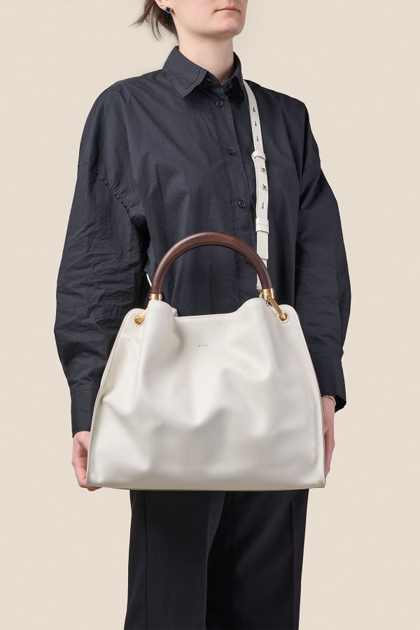 borsa, borsa Gironacci, borsa grande, borsa in pelle, borsa Made in Italy, borsa da donna, 3461 Vitello Soft Off white 003