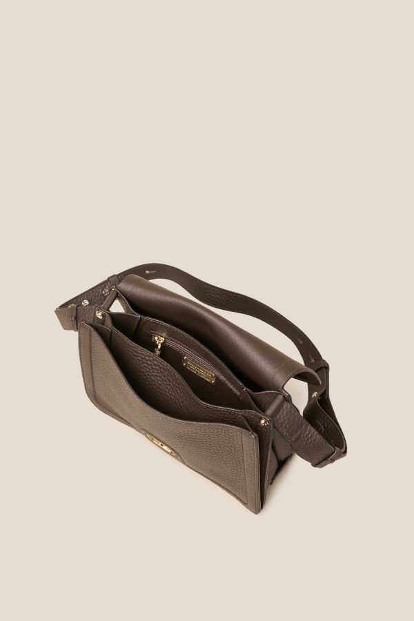 borsa donna, borsa artigianale, borsa Gironacci, borsa in pelle, borsa Made in Italy, 3370 Velvet T.moro 156