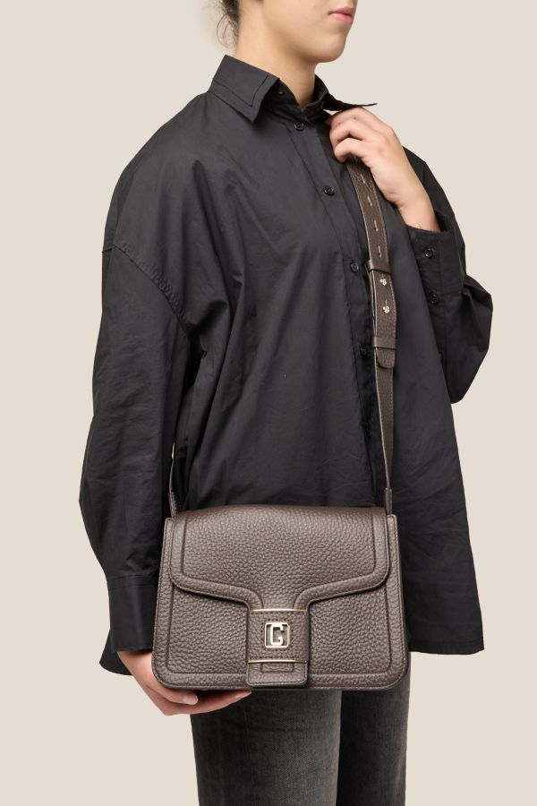 borsa donna, borsa artigianale, borsa Gironacci, borsa in pelle, borsa Made in Italy, 3370 Velvet T.moro 156