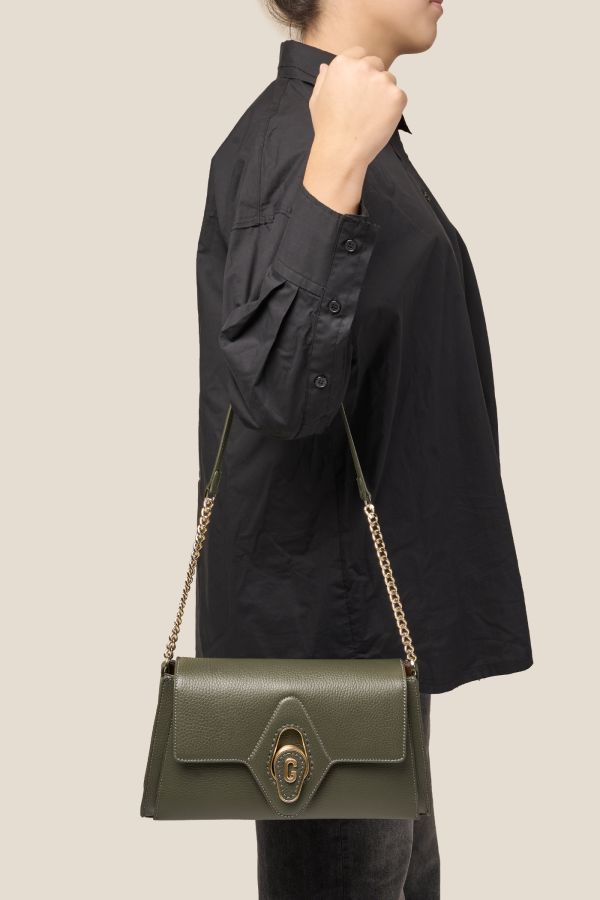 borsa da donna, borsa artigianale da donna, borsa in pelle, borsa Made in Italy, borsa Gironacci, 3170 Vitello Loden 422