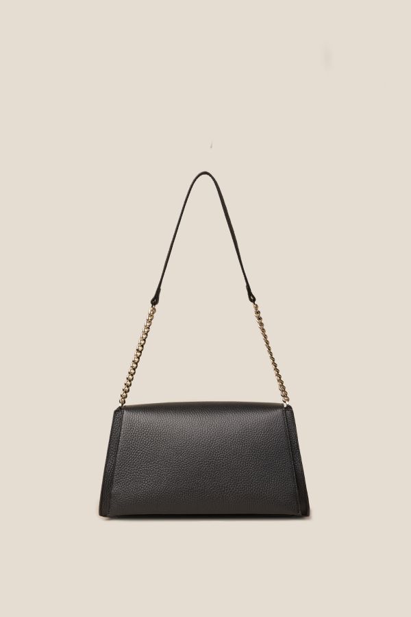 borsa Gironacci, borsa in pelle, borsa Made in Italy, borsa da donna, borsa artigianale da donna, 3170 Vitello Nero