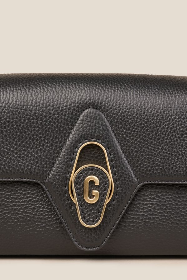 borsa Gironacci, borsa in pelle, borsa Made in Italy, borsa da donna, borsa artigianale da donna, 3170 Vitello Nero