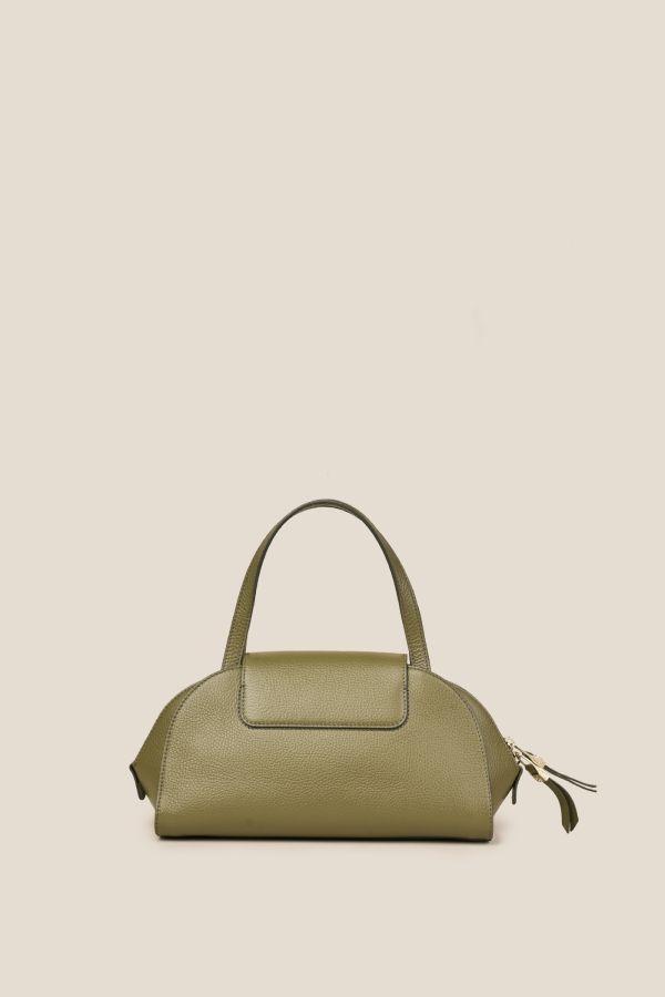 borsa Gironacci, borsa in pelle, borsa Made in Italy, borsa da donna, borsa artigianale da donna, 3270 Vitello Oliva 406
