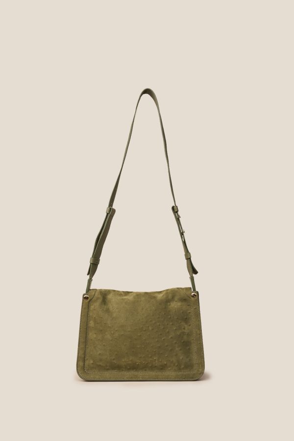 borsa Gironacci, borsa in pelle, borsa donna, borsa artigianale, borsa Made in Italy, 3370 Nabuk Safari Bosco 417