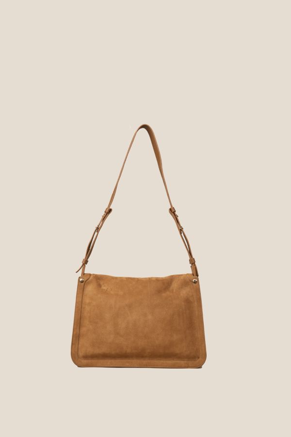 Gironacci borsa, borsa da donna, borsa grande, borsa Made in Italy, borsa in pelle, 3371 Nabuk Cuoio 158
