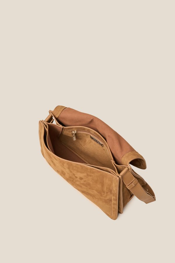 Gironacci borsa, borsa da donna, borsa grande, borsa Made in Italy, borsa in pelle, 3371 Nabuk Cuoio 158