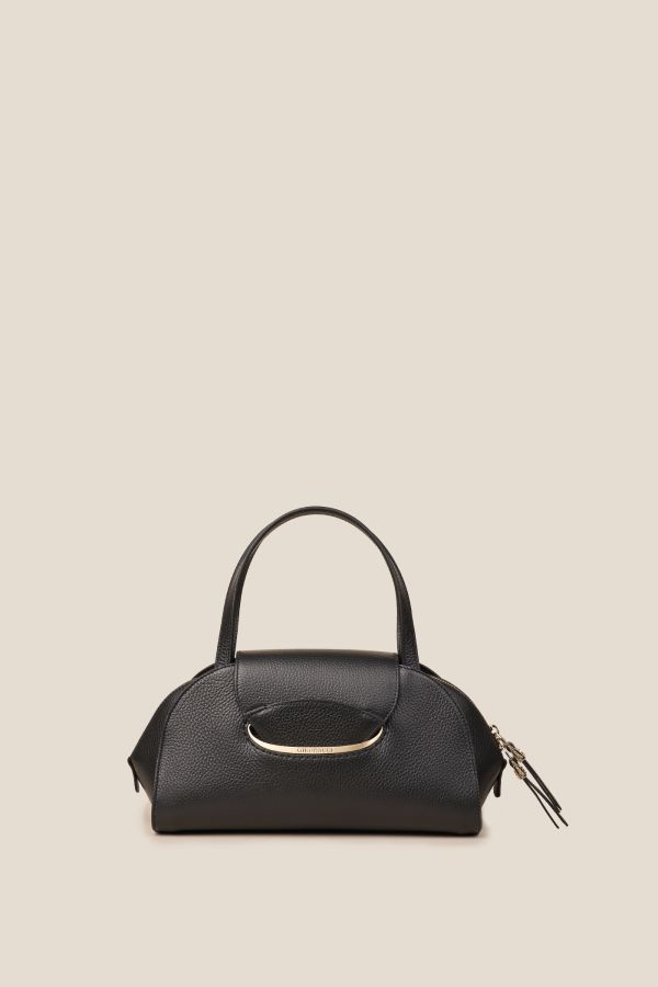 borsa Gironacci, borsa in pelle, borsa Made in Italy, borsa da donna, borsa artigianale da donna, 3270 Vitello Nero