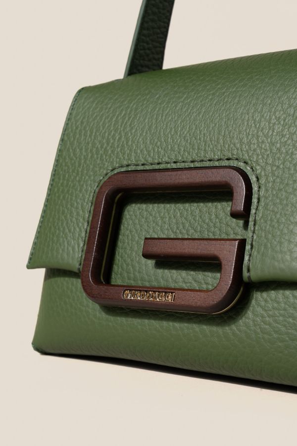 2362 Velvet Muschio 409 Gironacci leather bag, leather bag, Made in Italy leather bag, handcrafted bag, 2362 Velvet Muschio 409