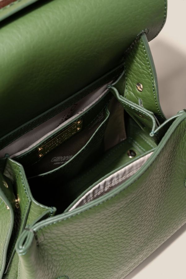 2362 Velvet Muschio 409 Gironacci leather bag, leather bag, Made in Italy leather bag, handcrafted bag, 2362 Velvet Muschio 409