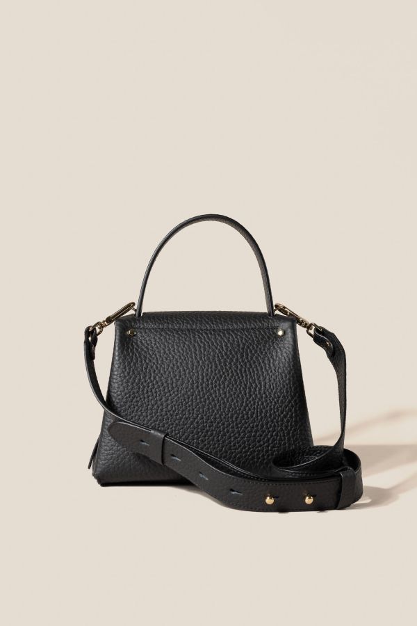 Made in Italy leather bag, handcrafted bag, Gironacci leather bag, leather bag, 2362 Velvet Nero