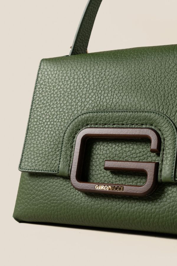 2363 Velvet Muschio 409 Gironacci handcrafted bag, handcrafted leather bag, handcrafted bag, Made in Italy handcrafted bag, 2363 Velvet Muschio 409