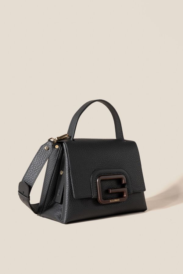 2363 Velvet Nero Gironacci handcrafted bag, handcrafted leather bag, handcrafted bag, Made in Italy handcrafted bag, 2363 Velvet Nero