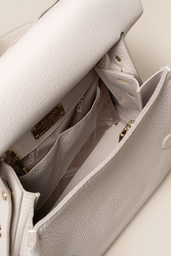 2363 Velvet Opale 006 Gironacci handcrafted bag, handcrafted leather bag, handcrafted bag, Made in Italy handcrafted bag, 2363 Velvet Opale 006