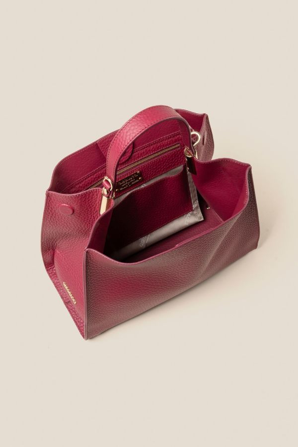 2512 Velvet Magenta 358 borsa donna, borsa artigianale, borsa Gironacci, borsa in pelle, borsa Made in Italy, 2512 Velvet Magenta 358