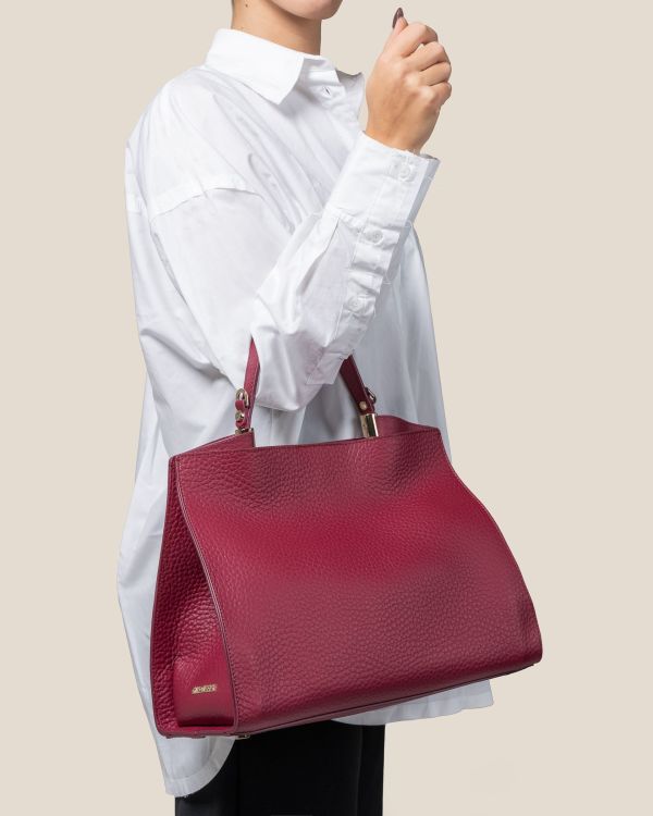 2512 Velvet Magenta 358 borsa donna, borsa artigianale, borsa Gironacci, borsa in pelle, borsa Made in Italy, 2512 Velvet Magenta 358