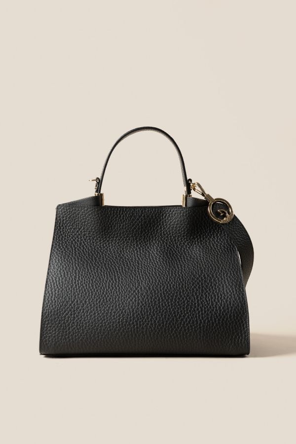 Made in Italy handcrafted bag, handcrafted bag, handcrafted leather bag, Gironacci handcrafted bag, 2512 Velvet Nero