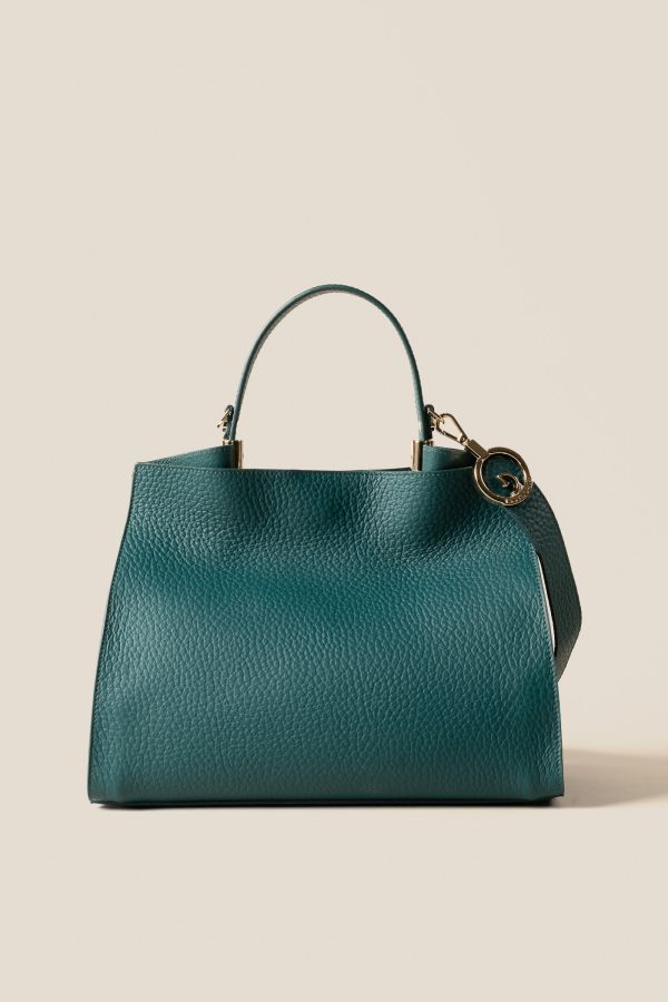 Made in Italy handcrafted bag, handcrafted bag, handcrafted leather bag, Gironacci handcrafted bag, 2512 Velvet Verde 403