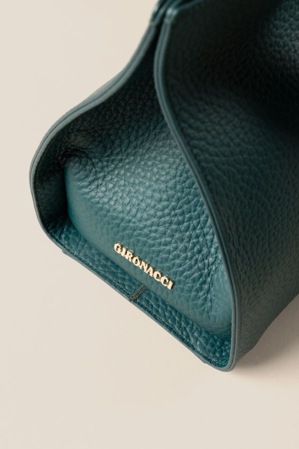 2512 Velvet Verde 403 borsa Made in Italy, borsa donna, borsa artigianale, borsa Gironacci, borsa in pelle, 2512 Velvet Verde 403
