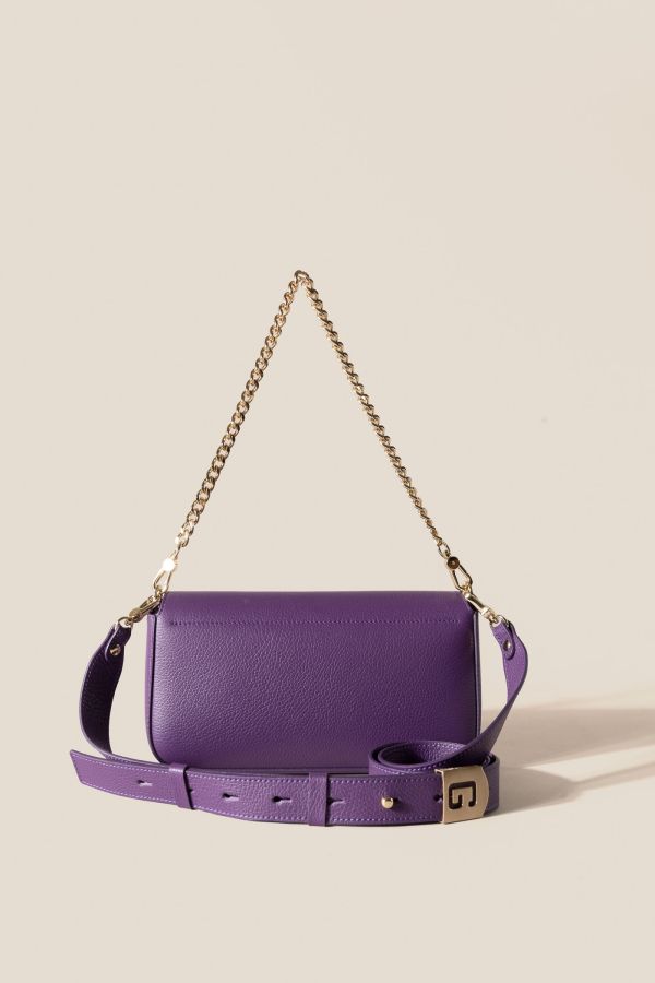 2290 Vitello Ametista 507 borsa da donna, borsa artigianale da donna, borsa in pelle, borsa Made in Italy, borsa Gironacci, 2290 Vitello Ametista 507