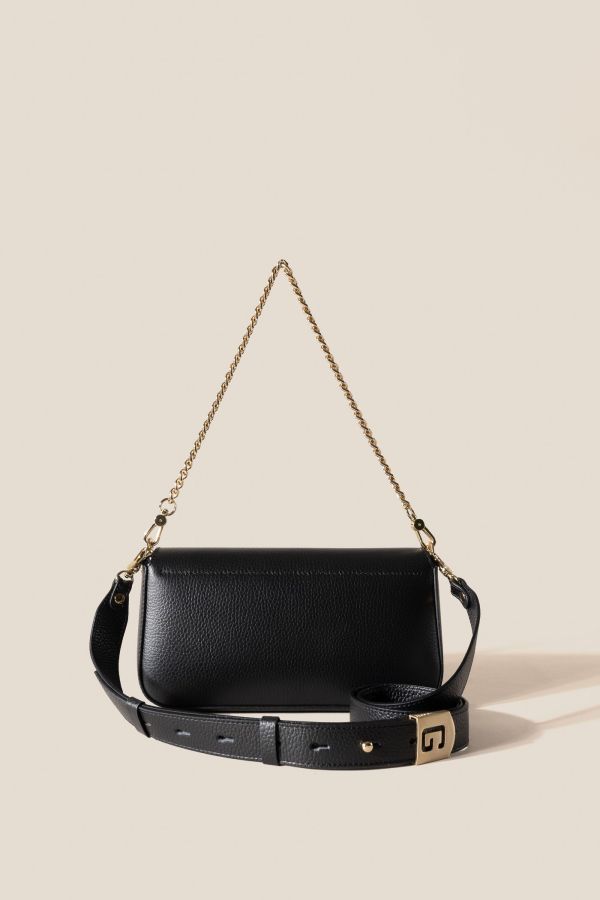 Made in Italy leather bag, handcrafted bag, Gironacci leather bag, leather bag, 2290 Vitello Nero