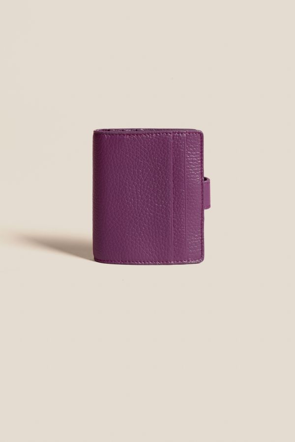 Gironacci wallet, women's leather wallet, Made in Italy wallet, women's wallet, handcrafted leather wallet, WWA0508 Vitello Magenta 358