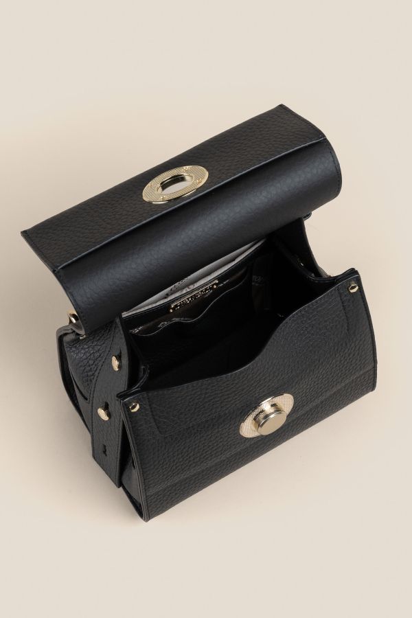2310 Velvet Nero borsa Gironacci, borsa in pelle, borsa Made in Italy, borsa da donna, borsa artigianale da donna, 2310 Velvet Nero