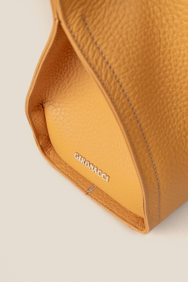2511 Velvet Ocra 202 borsa, borsa Gironacci, borsa grande, borsa in pelle, borsa Made in Italy, borsa da donna, 2511 Velvet Ocra 202